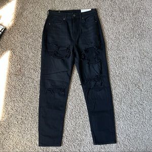 american eagle high rise mom jean